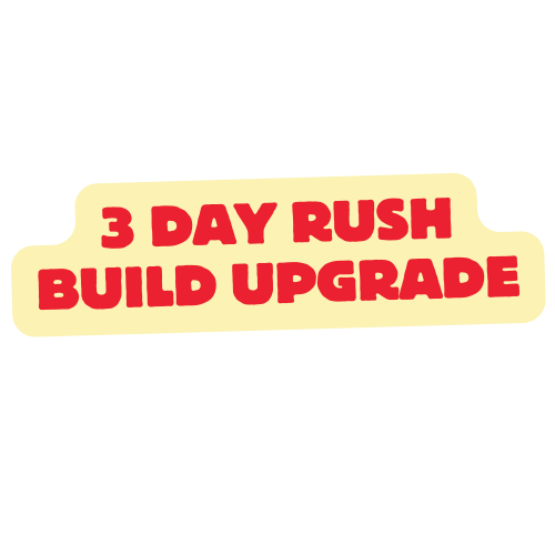 3 Business Day Rush Build Time - Tigers Teeth Blades