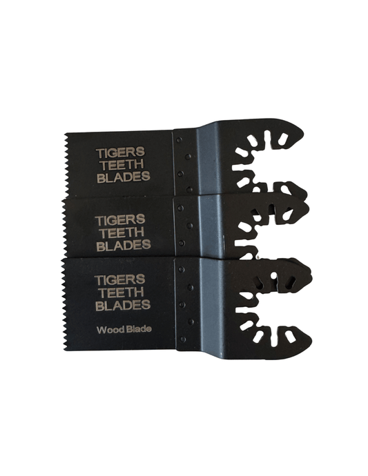 3 Pack of Tigers Teeth Blades For Wood & Soft Materials - Tigers Teeth Blades