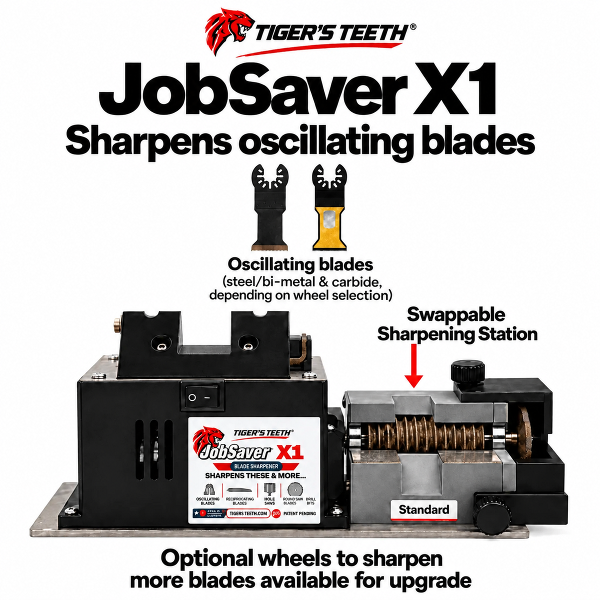 JobSaver Pro X1 single-station sharpener