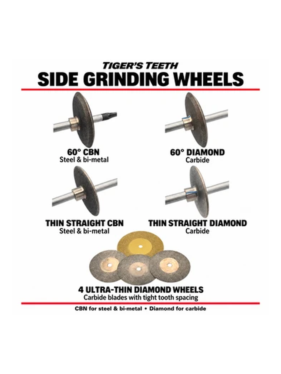 Upgrade to the 7-Piece Side Grinding Wheel Pack