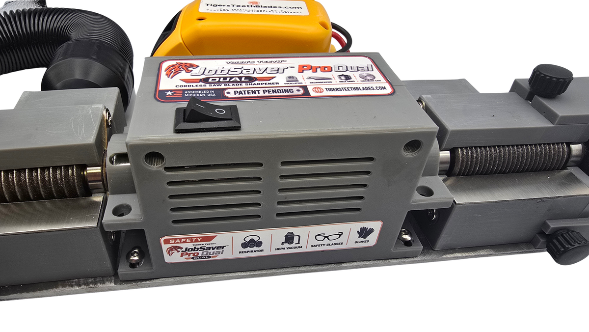 JobSaver Pro Dual sharpening stations