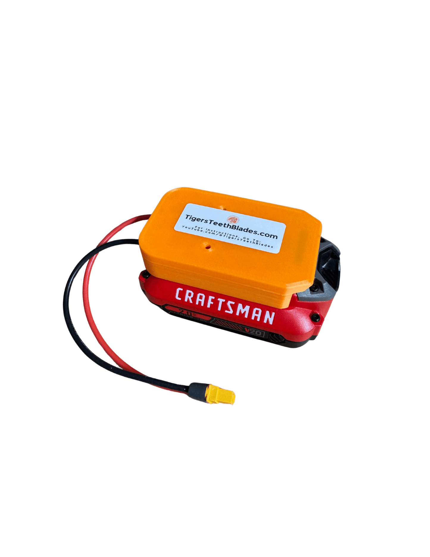 Craftsman V20 Battery Adapter - Tigers Teeth Blades