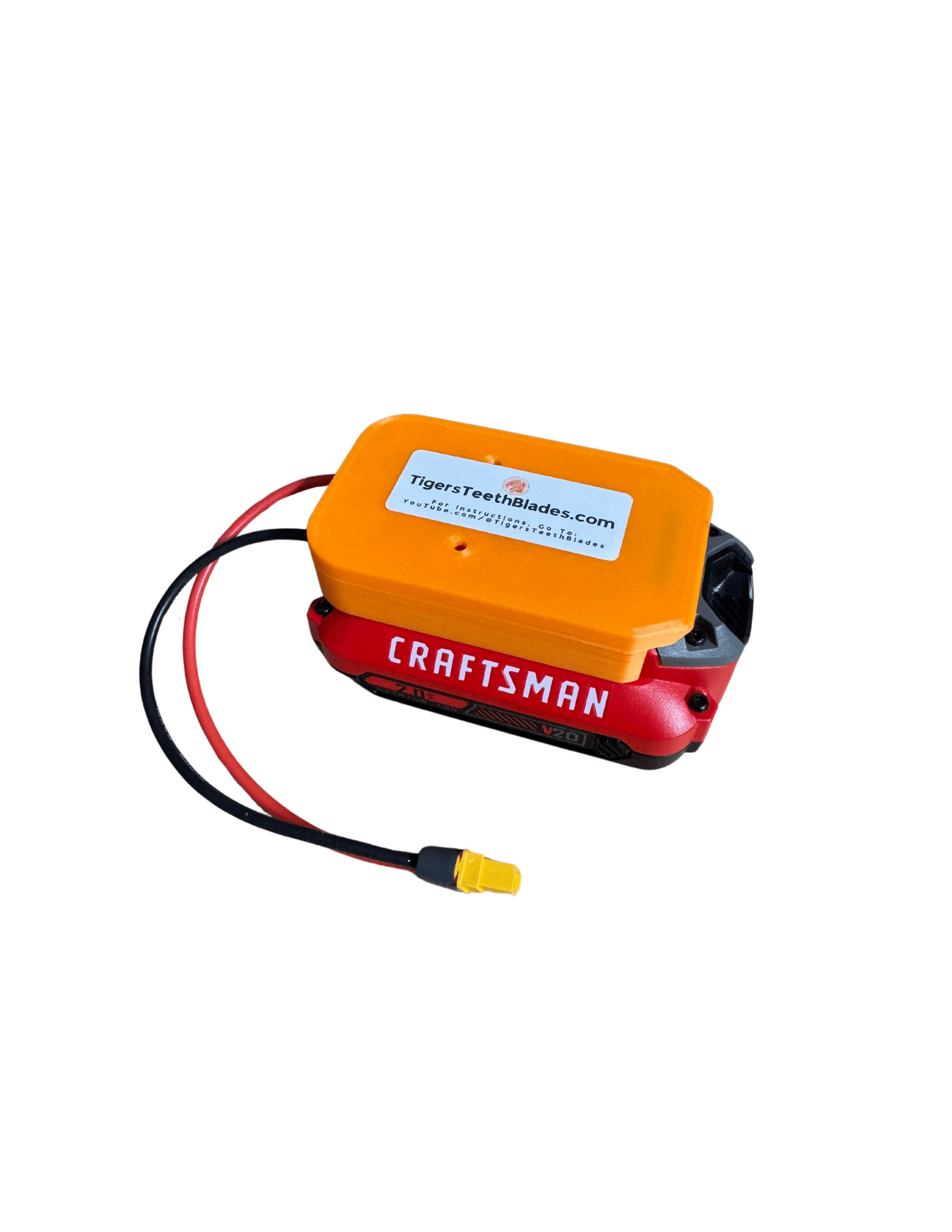 Craftsman V20 Battery Adapter - Tigers Teeth Blades
