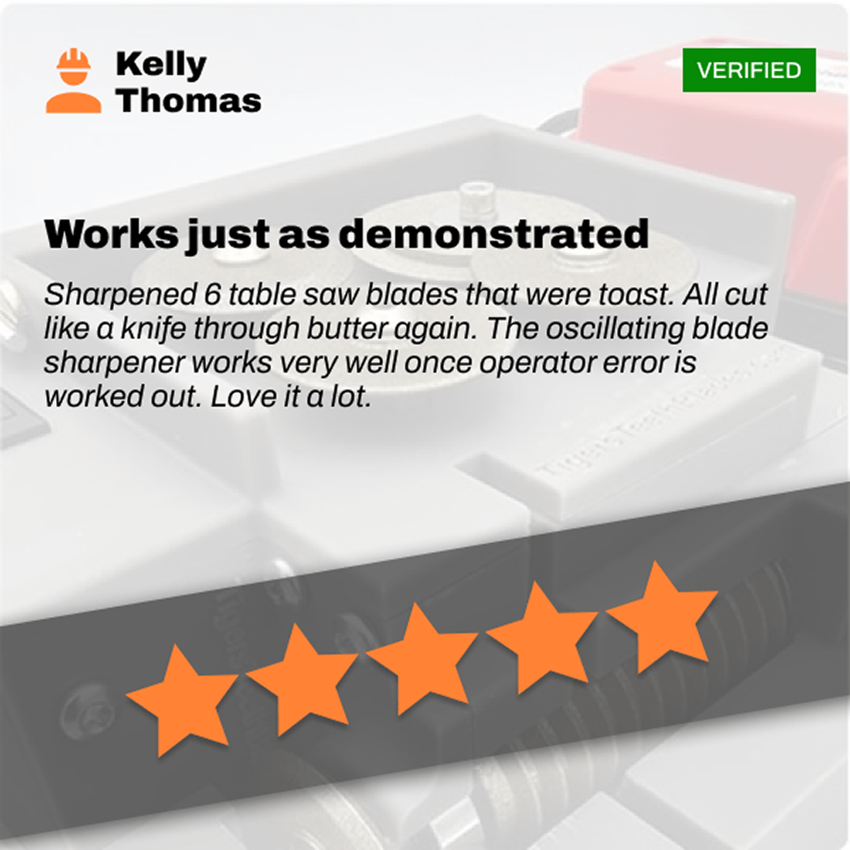 Freedom Pro Saw Blade Multi - Sharpener System - Tigers Teeth Blades