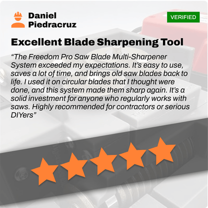 Freedom Pro Saw Blade Multi - Sharpener System - Tigers Teeth Blades