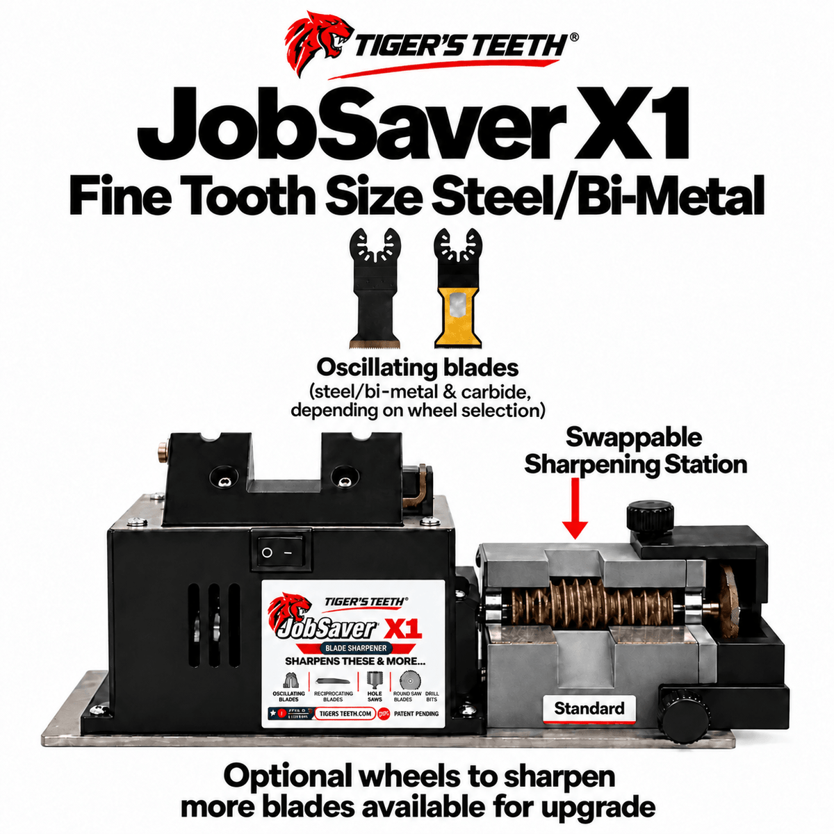 JobSaver Pro X1 - Tigers Teeth Blades