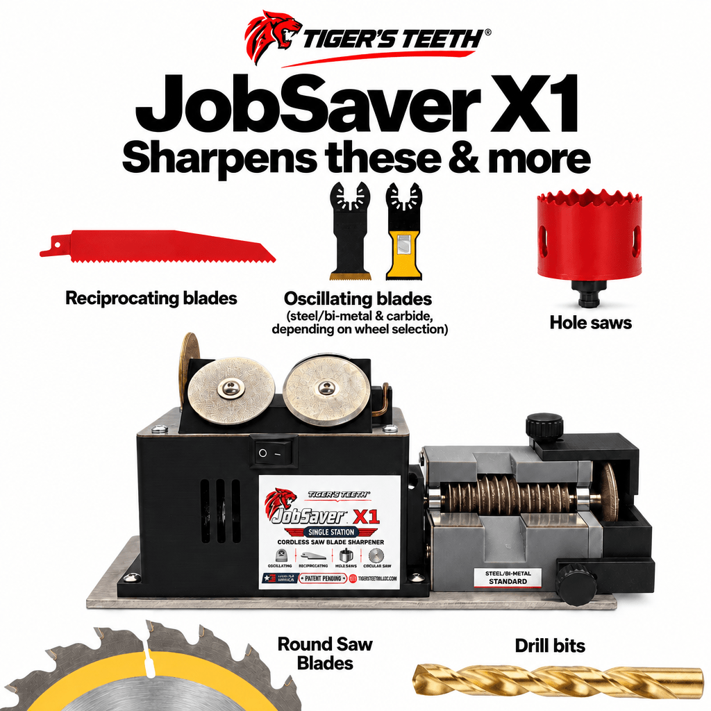 JobSaver Pro X1 - Tigers Teeth Blades