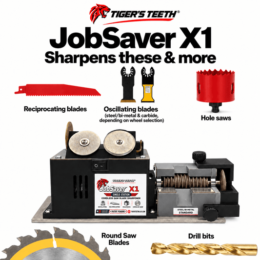 JobSaver Pro X1 - Tigers Teeth Blades