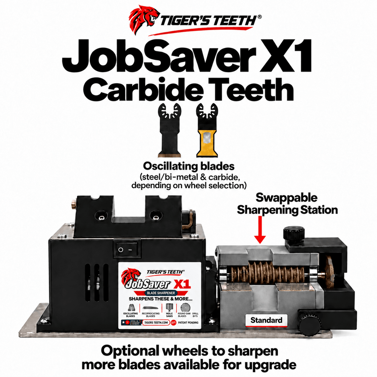 JobSaver Pro X1 - Tigers Teeth Blades
