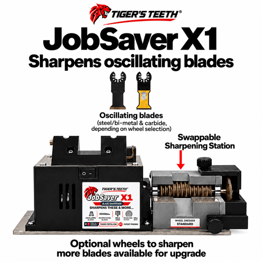 JobSaver Pro X1 - Tigers Teeth Blades