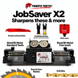 JobSaver Pro X2 Dual Saw Blade Sharpening System - Tigers Teeth Blades