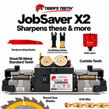 JobSaver Pro X2 Dual Saw Blade Sharpening System - Tigers Teeth Blades
