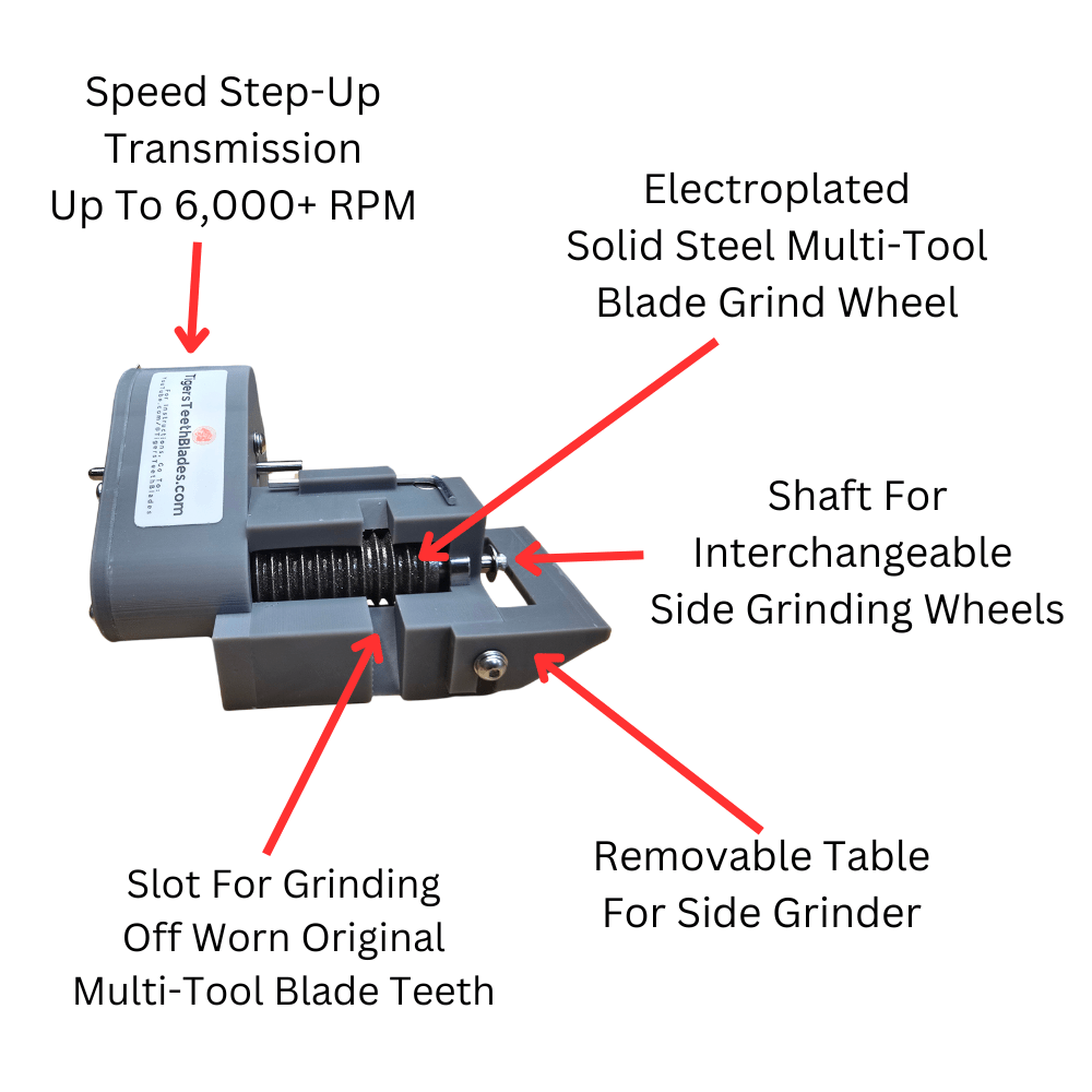 New Freedom Jr Sharpener for Steel & Bi - Metal - Tigers Teeth Blades