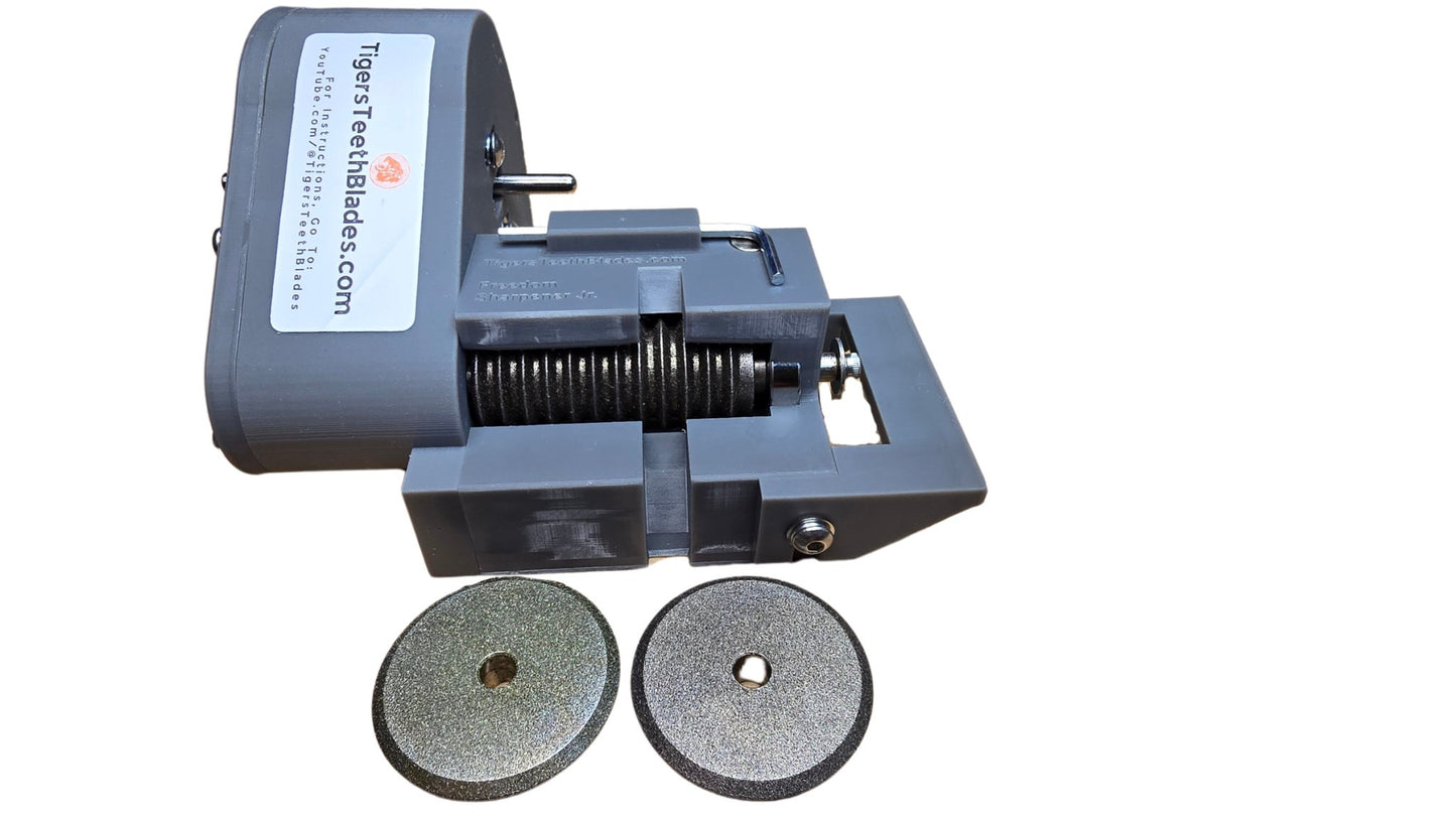 New Freedom Jr Sharpener for Steel & Bi - Metal - Tigers Teeth Blades