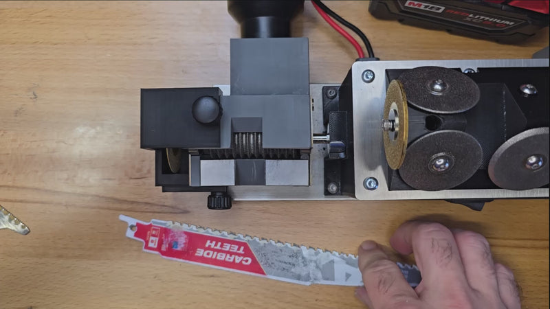 How to sharpen a reciprocating saw blade with the JobSaver Pro X2