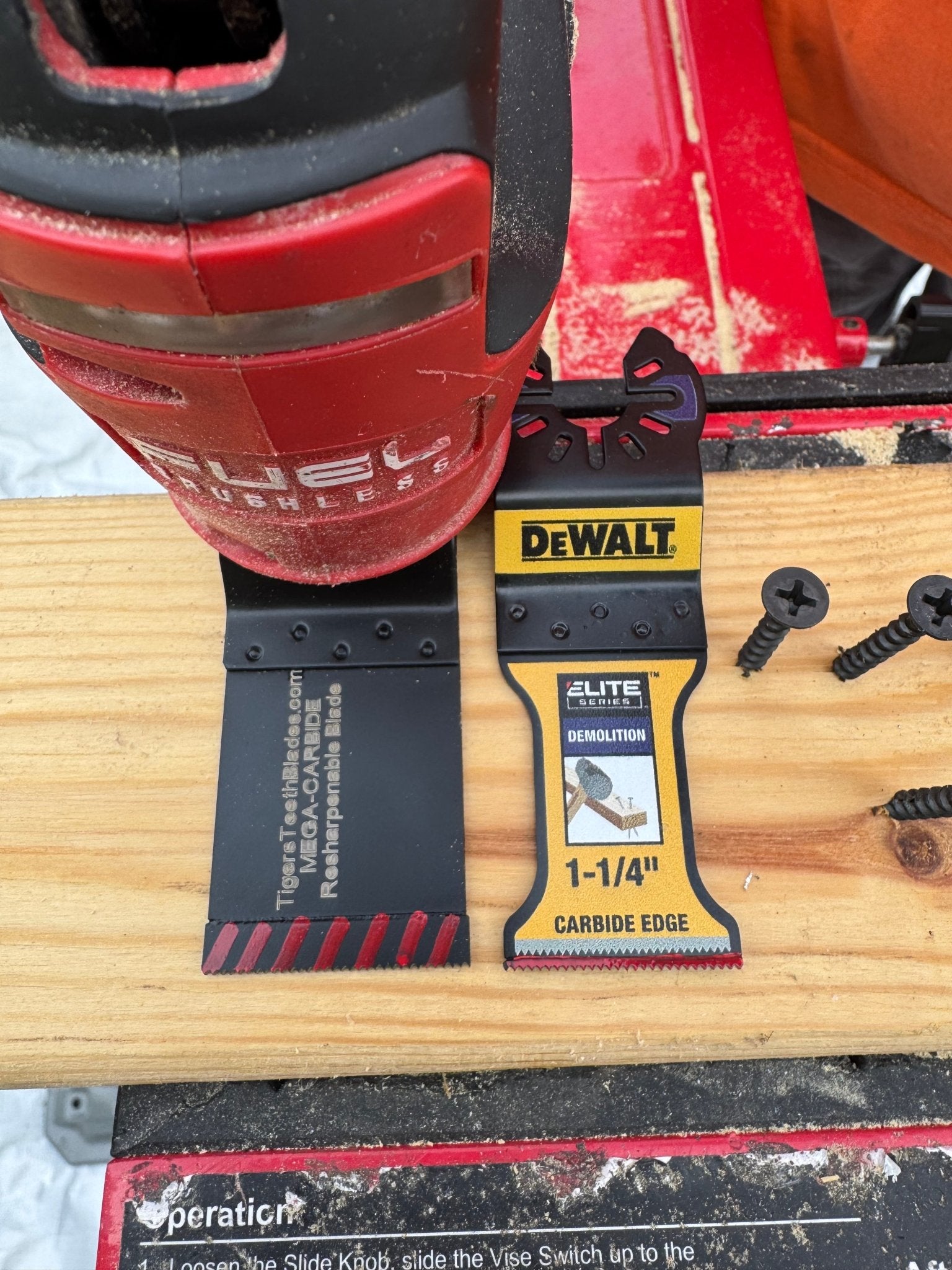 World's Longest Lasting Carbide Oscillating Multi - Tool Blade - Tigers Teeth Blades